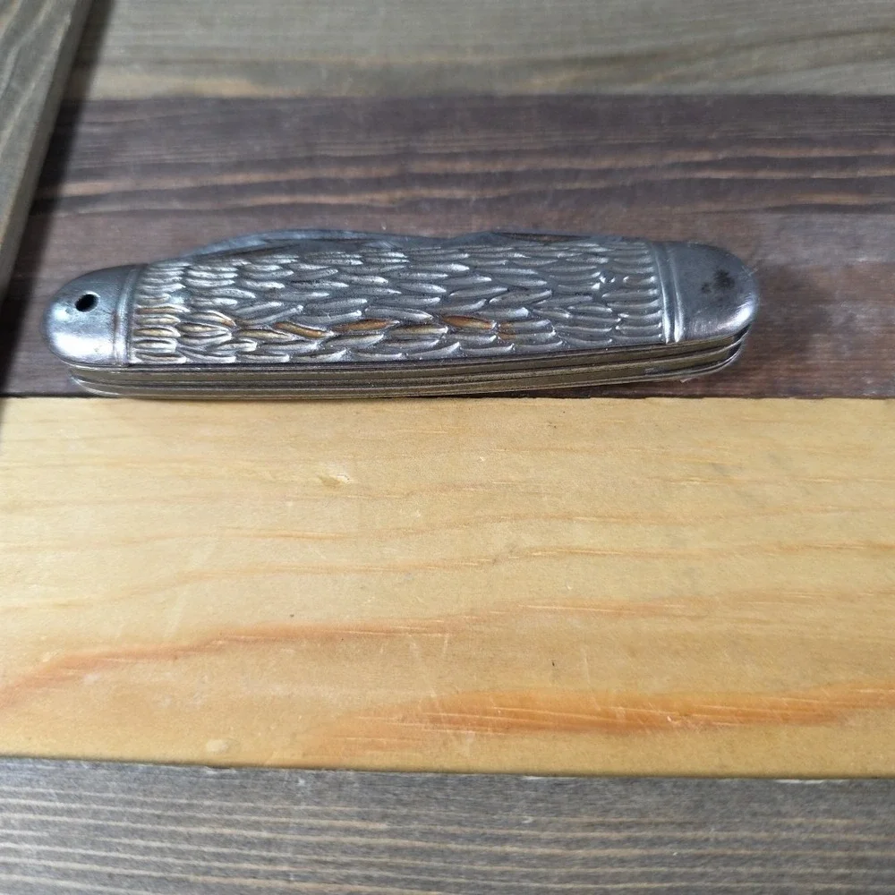 Vintage Imperial Kamp King Camping Folding Knife MISSING D‎ RING